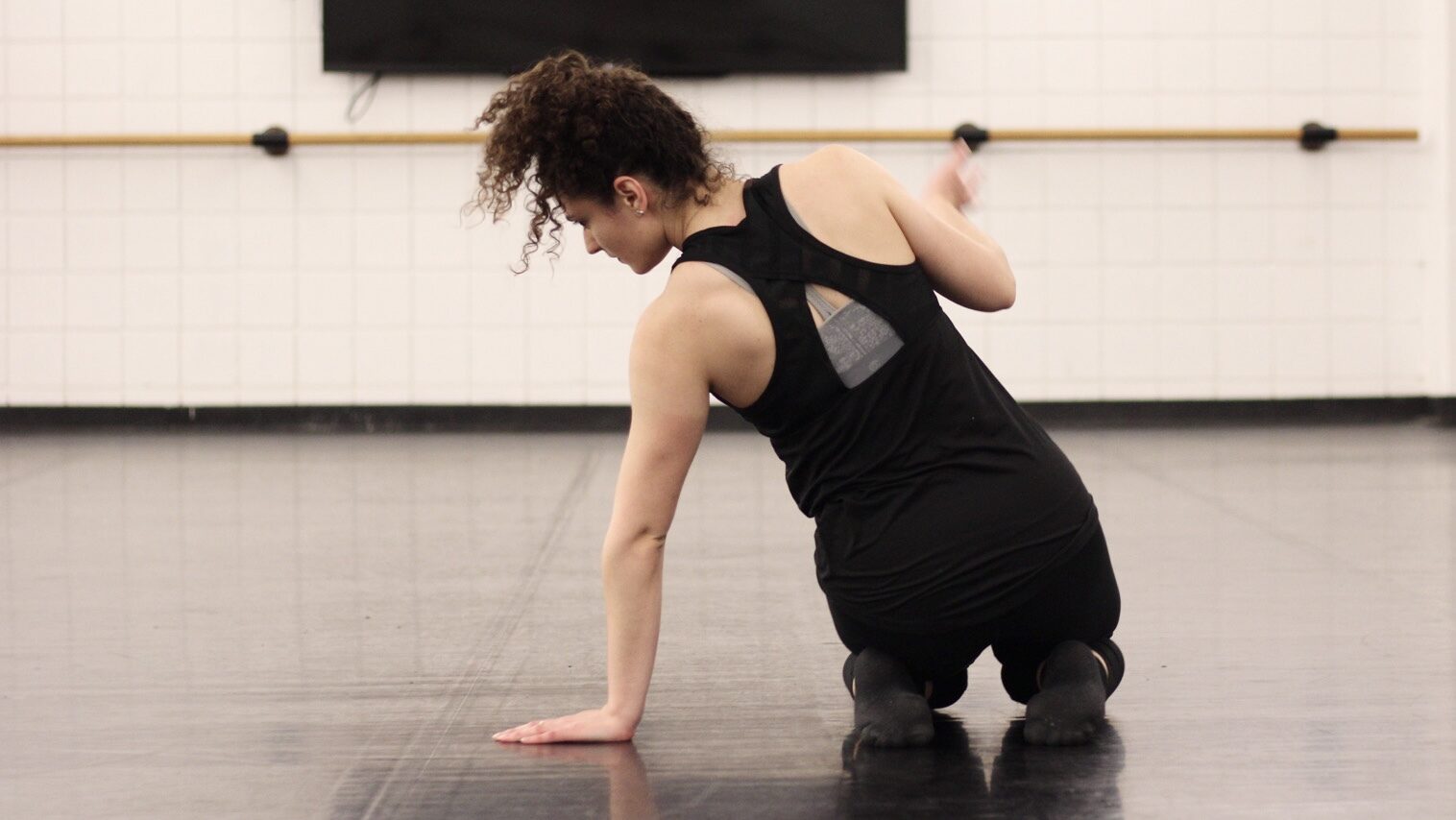 dancer in a studio.